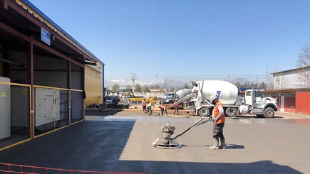 Maestranza Verdugo inicia pavimentación de patio de acopio